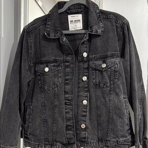 Goodfellow & Co Black Jean Jacket Classic Trucker Style